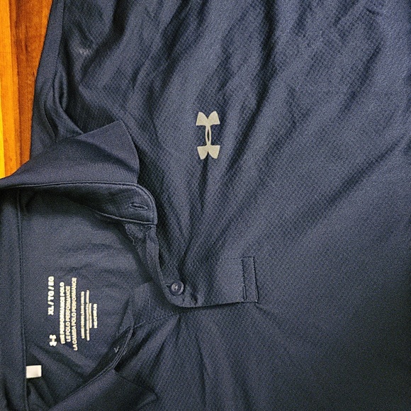 Under Armour Men's Navy Polo Shirt - Picture 1 of 4